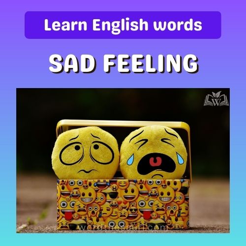 List of Sad Feeling Words