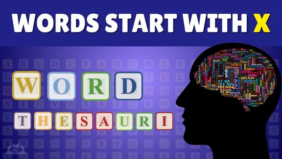 Words start with X